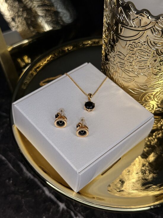 Rozā zelta komplekts PP100