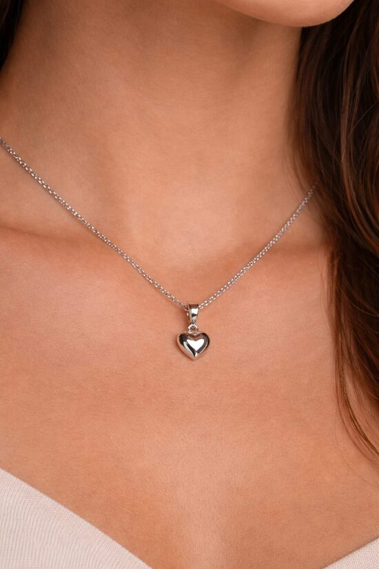 Sudraba lux kaklarota - sudraba sirds A105