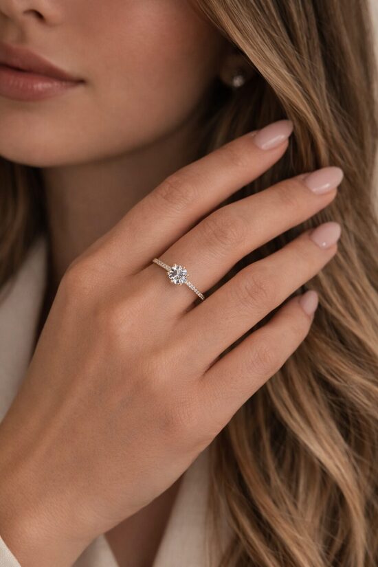 Apzeltīts gredzens ar cirkonijiem N37 (18.izmērs) 