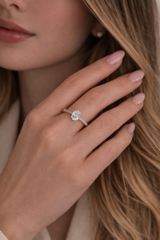 Luxus rozā zelta gredzens (18.izmers!)