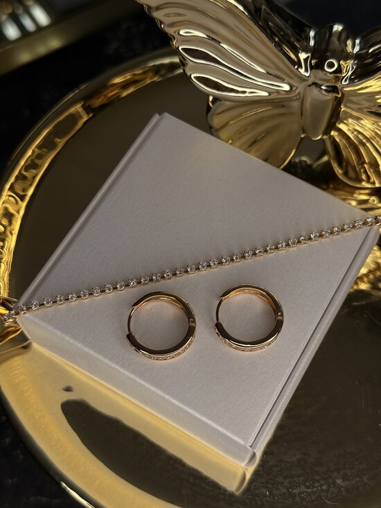 Rozā zelta lux komplekts V66