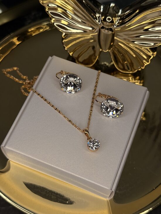 Rozā zelta lux komplekts V60