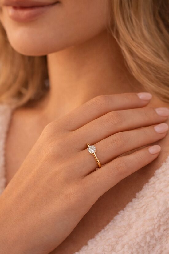 Apzeltīts lux gredzens V70