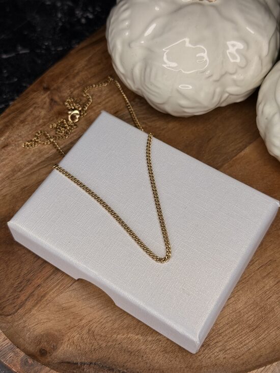 Apzeltīta lux ķēdīte ap kaklu TR17