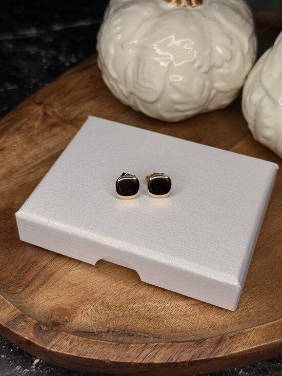 Rozā zelta nagliņu auskariņi RP10