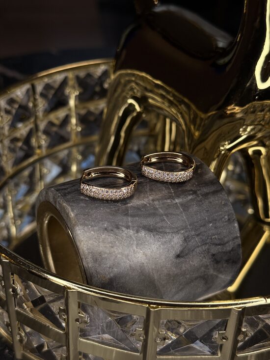 Rozā zelta lux riņķīši GH30