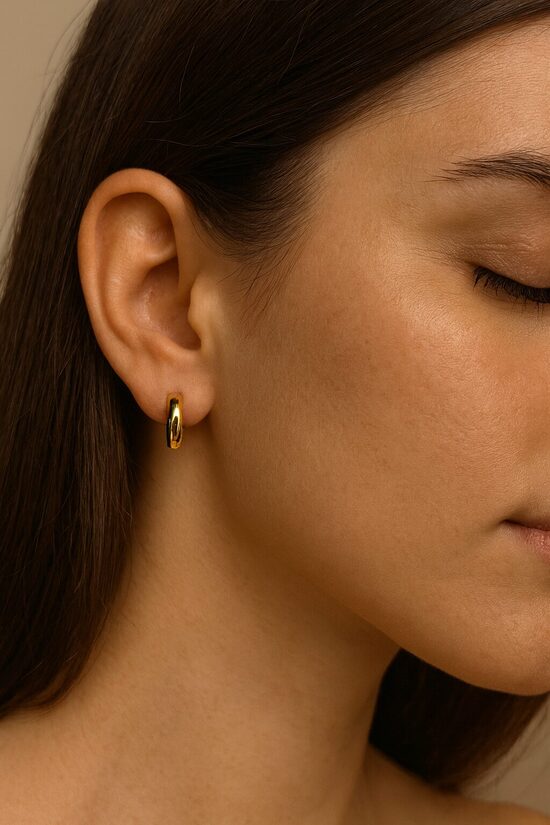 Rozā zelta lux riņķīši GH6