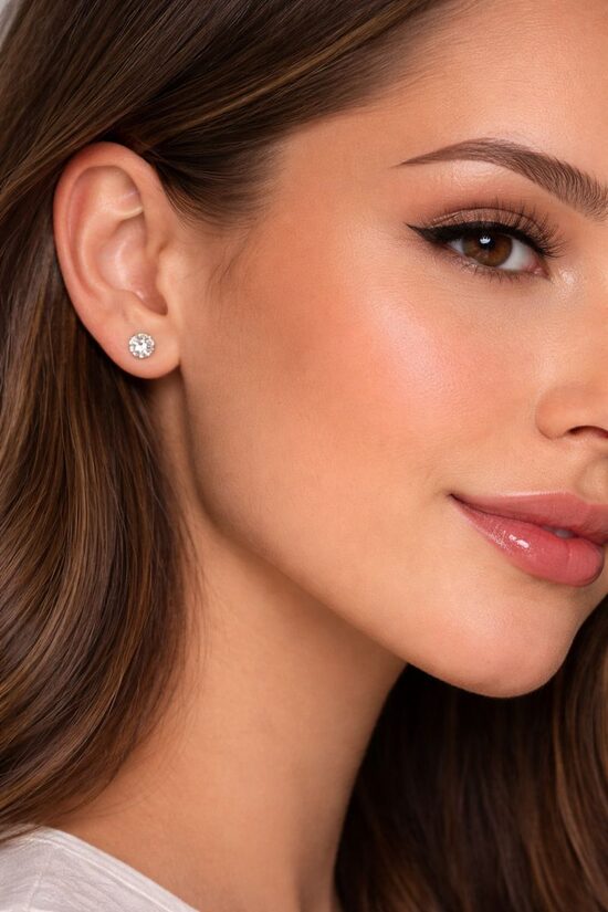 Apzeltīti auskari L12